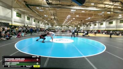 Cons. Round 1 - Casey Hanson, Killdeer Cowboys vs Nathanel Engelkes, Ironhawk Wrestling Academy