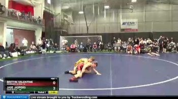 125 lbs Quarterfinals (8 Team) - Jase Jaspers, Iowa Black vs Brittin Valentine, Nebraska Silver