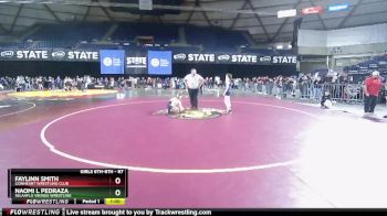 87 lbs Semifinal - Naomi L Pedraza, SelahFlo Vikings Wrestling vs Faylinn Smith, Lionheart Wrestling Club