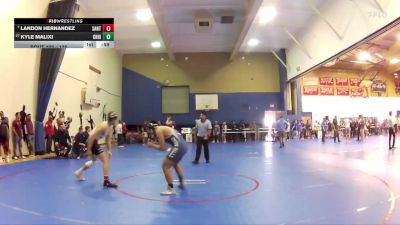 175 lbs Cons. Round 4 - Kyle Malixi, Chino Hills vs Landon Hernandez, Santiago (Corona)