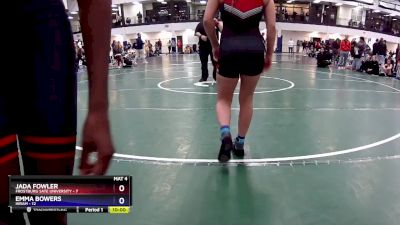 131 lbs Round 4 (16 Team) - Brianna Holcomb, Frostburg Sate University vs DeJonae Rivers, Hiram