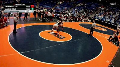 190 lbs Cons. Semi - Nadia Razzak, Schaumburg (H.S.) vs Jasmine Rene, Streamwood