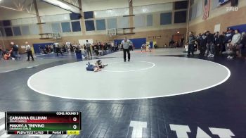 100lbs Cons. Round 3 - Makayla Trevino, Chiawana (Girls) vs Carianna Gillihan, Zillah (Girls)