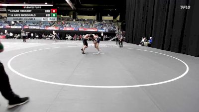 184 lbs Champ. Round 1 - 15 Nate McDonald, Midland vs Logan Heckert, Cumberland