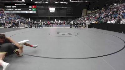 132 lbs Cons. Semi - Connor Landers, Wichita-Bishop Carrol vs Miles Dean, Kansas City - Sumner Academy HS