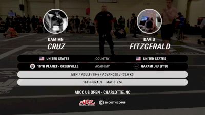 Damian Cruz vs David Fitzgerald 2025 ADCC Charlotte Open