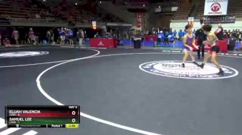 113 lbs Round 1 (16 Team) - Elijah Valencia, SJWA vs Samuel Lee, LAWA