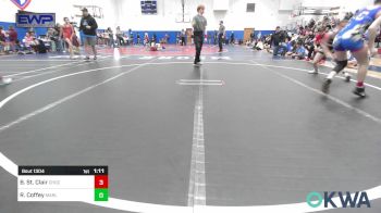 98 lbs Rr Rnd 1 - Bristol St. Clair, Choctaw Ironman Youth Wrestling vs Rhiley Coffey, Marlow Outlaws