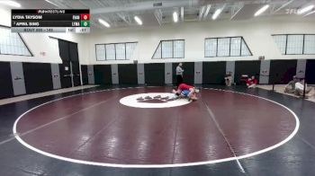 145 lbs Cons. Round 5 - Lydia Taysom, Evanston vs April Sing, Lyman