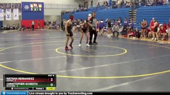 120 lbs Round 1 (4 Team) - Nathan Hernandez, Dalton vs Christopher Schroth, Rossview