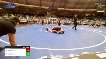 140 lbs Rr Rnd 3 - Malachi Desirey, Tulsa Blue T Panthers vs Mac Marler, Claremore Wrestling Club