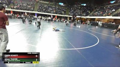 56 lbs Cons. Round 4 - Owen Schott, Iowa vs Noah Thayer, MWC Wrestling Academy