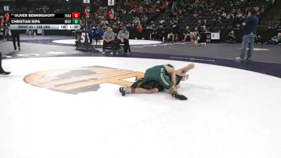 138 lbs Round Of 64 - Oliver Benninghoff, Trabuco Hills (SS) vs Christian Ripa, Mission Vista (SD)