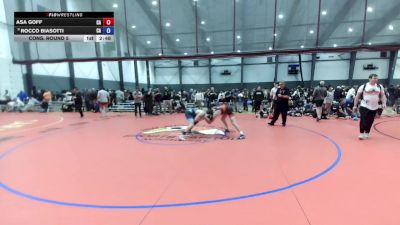 Junior Boys FS - 190 lbs Cons. Round 5 - Asa Goff, CA vs Rocco Biasotti, CA