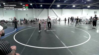 42 lbs Semifinal - Rocco Camarena, SoCal Hammers vs Easton Snook, Team Real Life