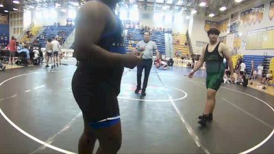 285 lbs Round 2 (8 Team) - Roderick Jones, Wellington vs Heber Reyna, Cypress Creek