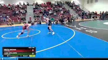 113 lbs Cons. Round 5 - Cade Williams, Moorcroft vs Bryce Brown, Kemmerer