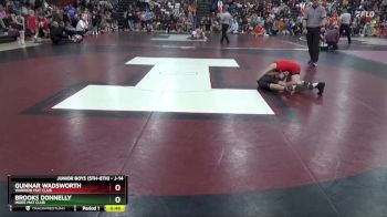 J-14 lbs Cons. Semi - Gunnar Wadsworth, Warrior Mat Club vs Brooks Donnelly, Indee Mat Club