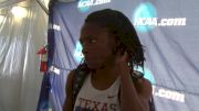 Texas' Courtney Okolo after her 400m prelim
