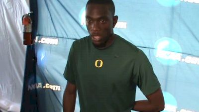 Oregon's Mike Berry is ready for the 400 final
