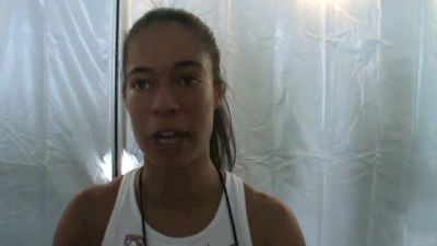 Stanford's Claudia Saunders after making the 800 final