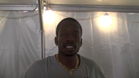 A&M's Deon Lendore says despite being the favorite he still is only human