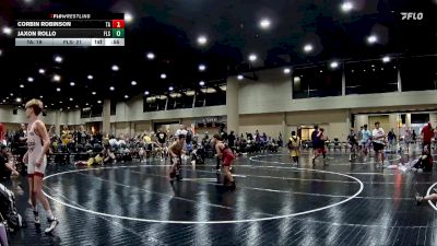 80 lbs Round 2 (6 Team) - Corbin Robinson, Team Arkansas vs Jaxon Rollo, Florida Scorpions