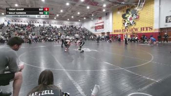 144 lbs Cons. Round 5 - Trent Sharp, Marysville vs Sully Karmon, Perrysburg