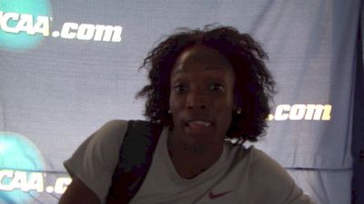 A&M's Janeil Bellille after her 400H prelim