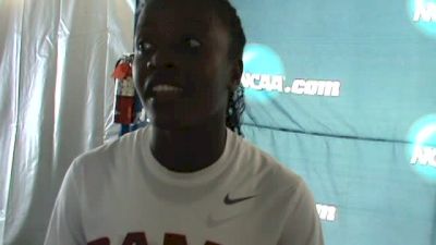 Bama's Remona Burchell runs sub 11 in the 100m prelim