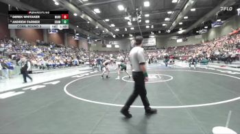 2A 144 lbs Cons. Round 3 - Derek Whitaker, Millard vs Andrew Farmer, South Summit