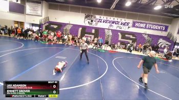 49 lbs Cons. Semi - Jax Adamson, Champions Wrestling Club vs Emmett Grover, Box Elder Stingers