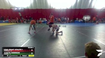150 lbs Round 2 (4 Team) - Kaedyn Anderson, Waukon vs Iowa Grant Athlete 1, Riverdale