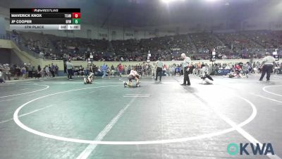 98 lbs Quarterfinal - Hudson Glover, Team Tulsa Wrestling Club vs Bryson Gelinas, Believe To Achieve WC