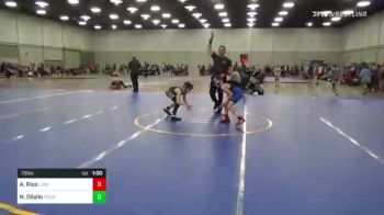 73 lbs Consi Of 8 #1 - Avery Rios, Lions Wrestling Academy vs Nick Dilallo, Pound Town