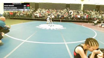 140 lbs Consi Of 8 #2 - Paige Berger, Ramsey vs Irelynn Cahoone, Bacon Barbell Club