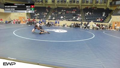 150 lbs Rr Rnd 1 - Kyler Godinez, Bartlesville High School vs Chase Dyer, Bixby Blue