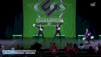 Lake Country Dance Studio - Purple Reign [2026 Junior - Intermediate - Pom Day 2] 2026 CSG Dance Grand Nationals