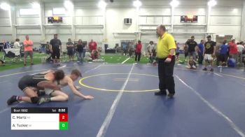 132-C lbs Quarterfinal - Calvin Martz, MI vs Andrew Tucker, MI