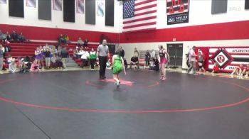 140 lbs 3rd Place Match - Casadee White, BCLUW-SH vs Henrietta Molinaro-Blonigan, Columbus Catholic, Waterloo