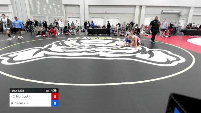 100 lbs C-8 #1 - Cooley Murdock, Florida vs Kaden Cadella, Louisiana