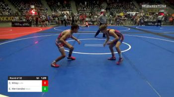 80 lbs Prelims - Cash Wiley, Moore Lions vs Ezekiel Hernandez, Oakdale