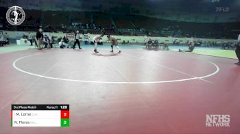 4A-215 lbs 3rd Place Match - Malachi Lorne, CLINTON vs Noah Flores, SALLISAW