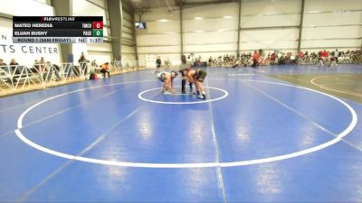 130 lbs Round 1 (9am Friday) - Elijah Bushy, PA USA vs Mateo Heredia, Team Cormier