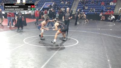 175 lbs Consi Of 16 #2 - Alexander Muravyov, Brookline vs Thomas Kineavy, Woburn