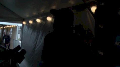 A&M's Deon Lendore on his close win (in the dark)