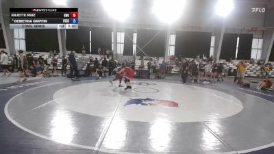 120 lbs Cons. Semis - Juliette Ruiz, Knights Wrestling Club vs Demetria Griffin, Beat The Streets Chicago