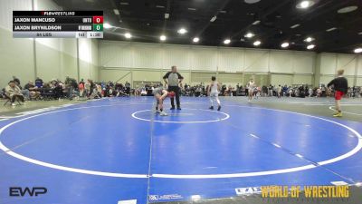 84 lbs Quarterfinal - Jaxon Mancuso, Untouchables 12u Black vs Jaxon Brynildson, Wyoming Underground