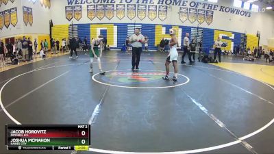 120 lbs Champ. Round 1 - Jacob Horovitz, Mitchell H.S. vs Joshua McMahon, Haines City