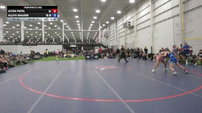 95 lbs Alysa Patel, New Jersey vs Alliya Walker, Virginia
